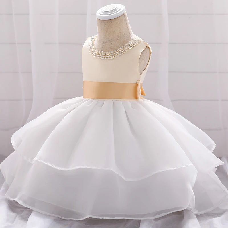 Летняя одежда vestido infantil, платье на крестины для маленьких девочек, кружевные платья принцессы на день рождения, вечерние и свадебные платья