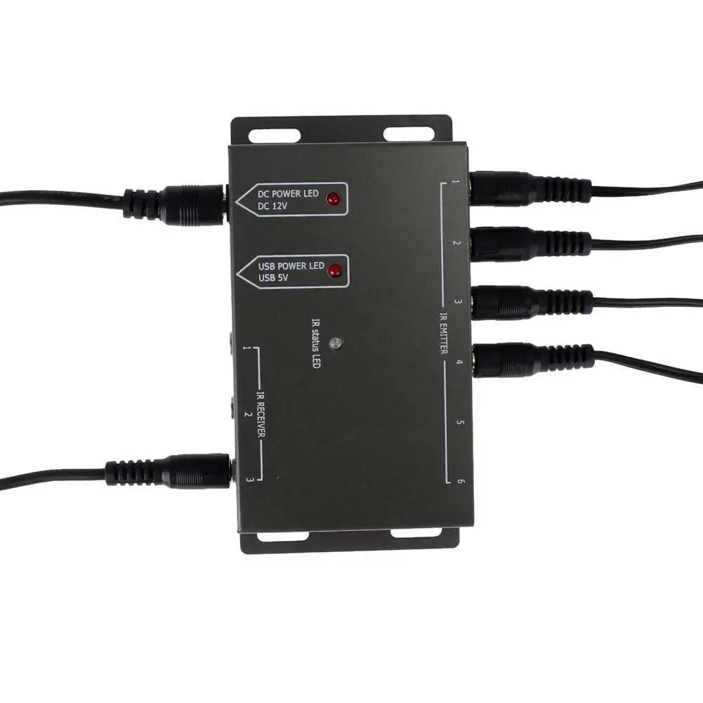 

IR Remote Extender 8 Emitters 1 Receiver Infrared Repeater Hidden System Kit High Quality