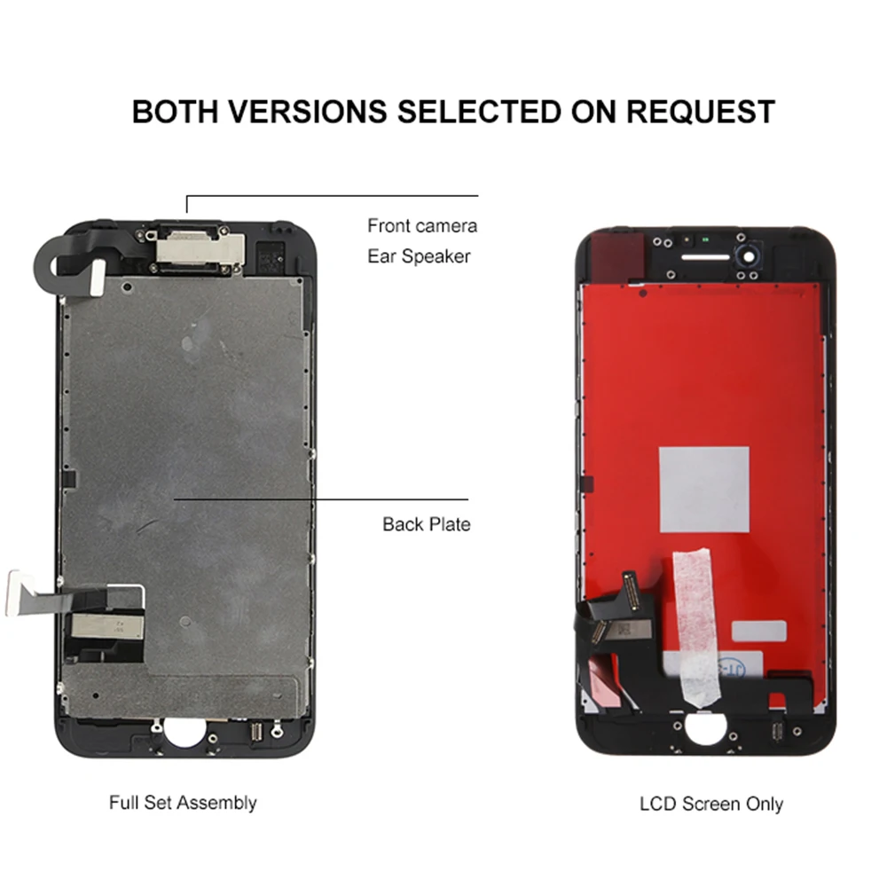 ЖК дисплей в сборе AAA для iPhone 8G 8 Plus сменный сенсорный экран объектива передний с