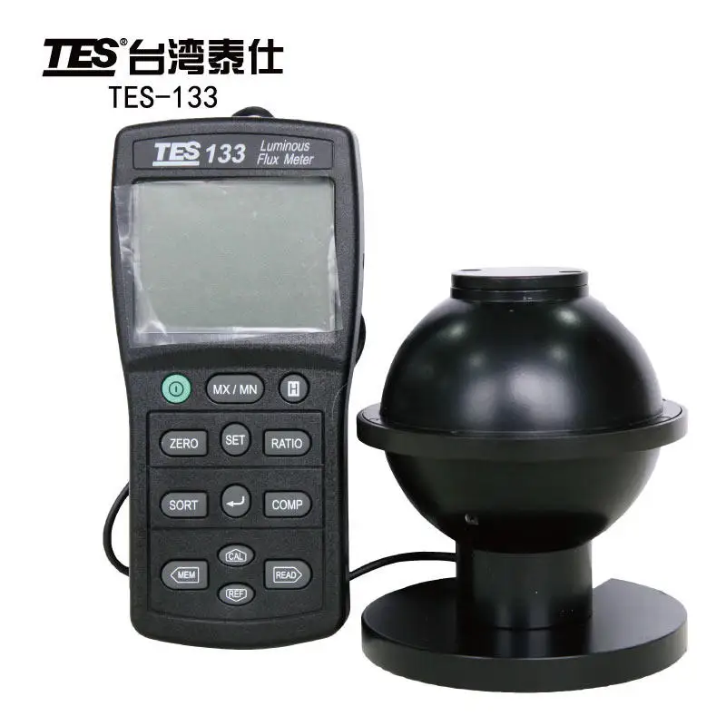 TES 133 lux meter Handheld Luminous Flux Meter Light Tester Auto