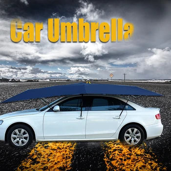 

MYNEW Automatic Car Umbrella Sun Shade Portable Car Cover Umbrella Outdoor Waterproof Umbrella Sets Dropshipping 450x230cm