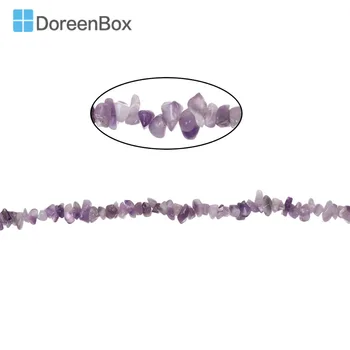 

Doreen Box Gem stone Irregular Mauve Loose Chip Beads About 11 x 6mm - 6 x 4mm,Hole: Approx 0.6mm, 92cm long, 1Strand