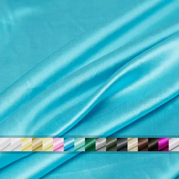 

Pearlsilk Pure Colour Silk Cotton Satin Charmeuse Silk Materials Spring Shirt Lining DIY clothes fabrics Freeshipping
