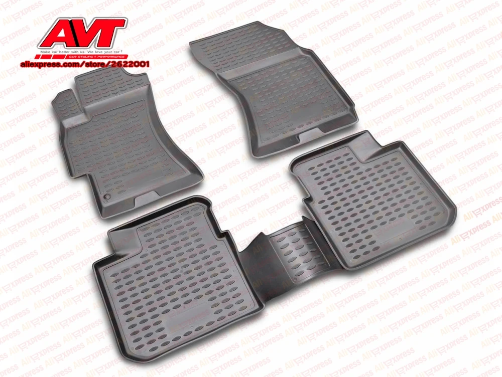 Floor mats for Subaru Outback 2003-2009 4 pcs rubber rugs non slip interior car styling accessories | Автомобили и мотоциклы