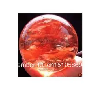 

RARE NATURE CHERRY Red QUARTZ CRYSTAL SPHERE BALL 100mm