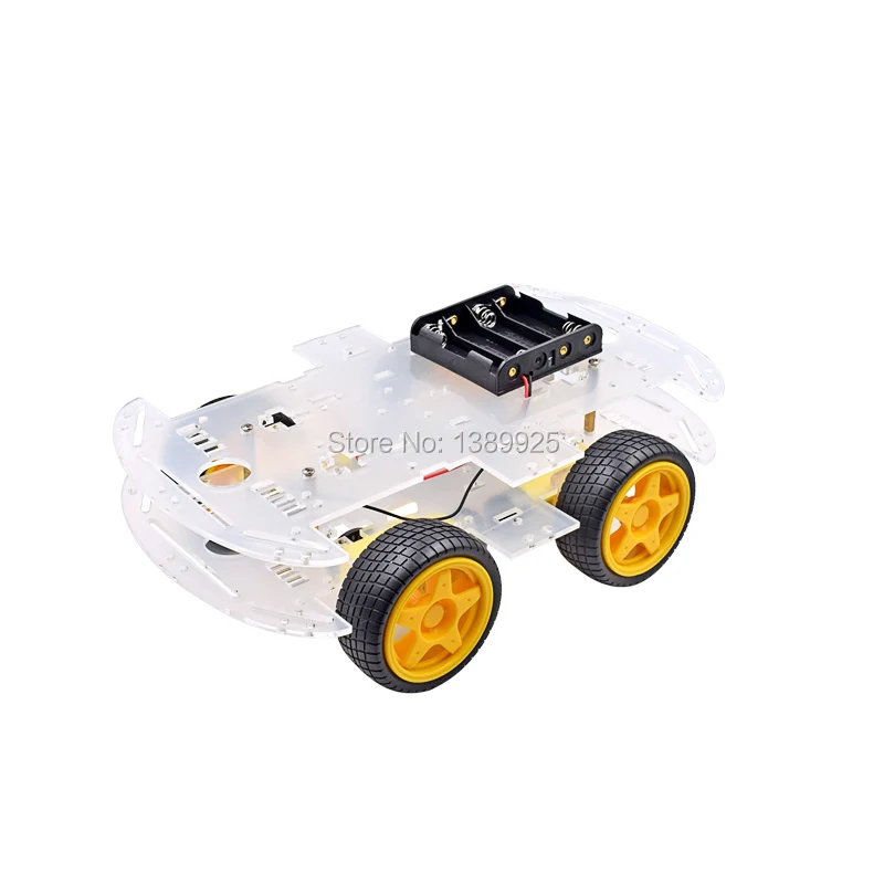 

4WD Smart Robot Car Chassis Kits With Strong Magneto Speed Encoder