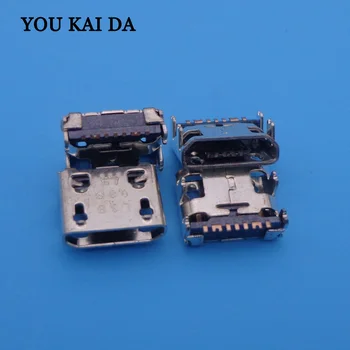 

100pcs/lot For Samsung Mobile Charging port Mini micro USB Connector Jack socket E2200 E2202 I9128 I739 I759 S6810 S5300 S7392