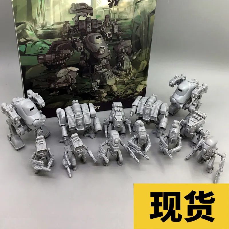 (12 шт./лот) JOYTOY кислотный дождь военный 1:35 мини мех Потерянный мир Unpaint версия