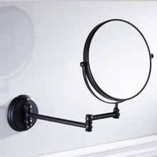 Хомедек круглый косметическое зеркало& двухсторонний увеличительное Wall-Mount зеркало