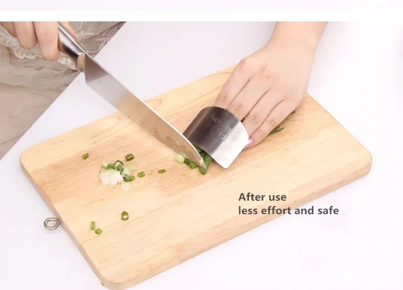 Кухонные гаджеты инструменты из нержавеющей стали протектор для пальцев руки защита Персонализированные Дизайн Чоп Безопасный ломтик нож