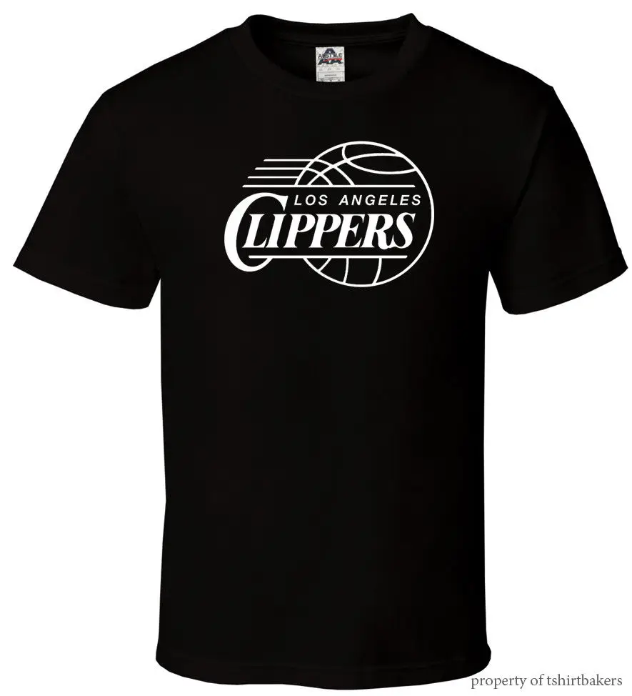 

La Clippers Black T Shirt Fan Lob City Basketballer Los Angeles All Sizes S 3Xl Harajuku Tops T Shirt Fashion Classic Unique