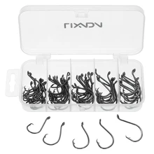 76 шт. рыболовные крючки, острые Крючки из нержавеющей стали Anzuelos, колючие Аксессуары для рыбалки, крючок с коробкой, Крючки разных размеров 1,6-2,2 см