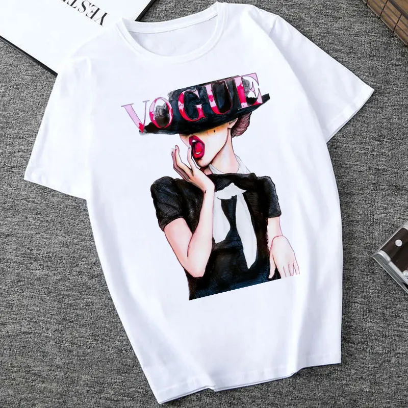2019 Summer Gothic Tee Shirt Femme Funny Vogue Letter Harajuku T Shirt Korean Style Tops Kawaii Stre