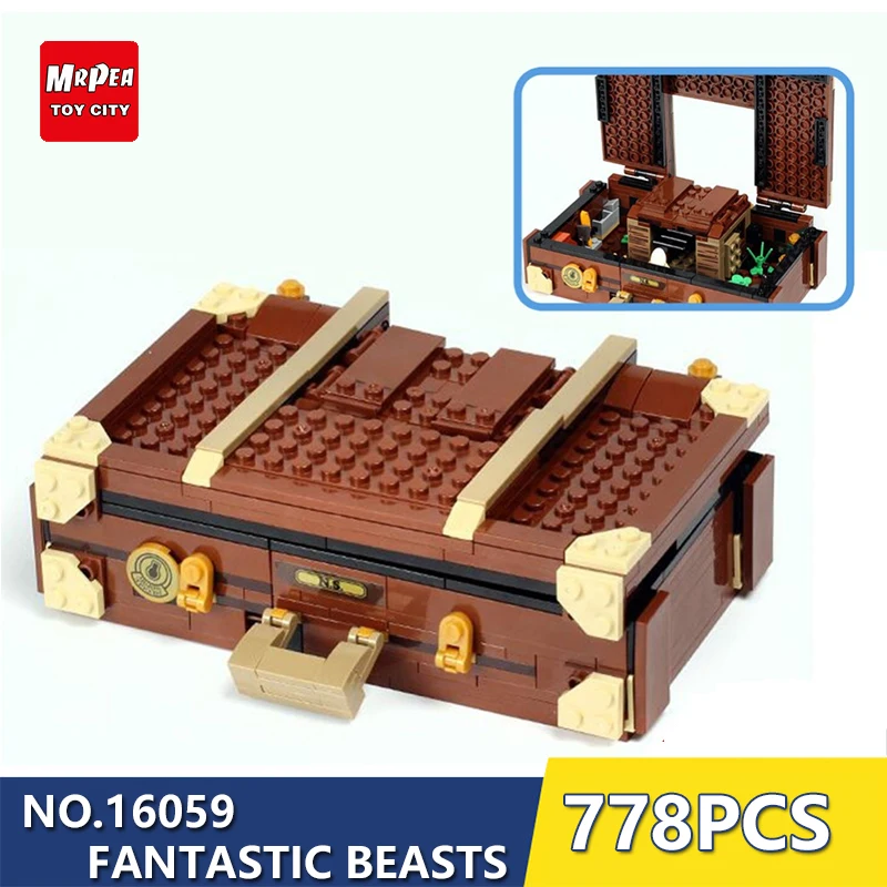 

New Fantastic Beasts Newt's Case of Magical Creatures Compatible Legoing Harri Potter 75952 Building Blocks Toys Kids Gift YY30