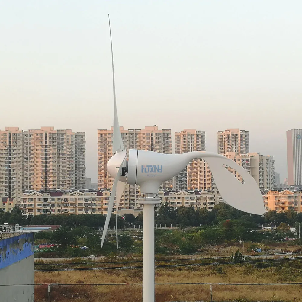 800W 12V 24 V Volt 3 покрыт нейлоновым волокном лезвие горизонтальный домашний ветровой турбины генератора ветра Мощность ветряная мельница солнечной энергии с PWM контроллер