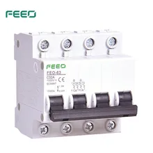 FEEO 4P 6A/10A/16A/20A/25A/32A/40A/50A/63A DC 1000 В Автоматический выключатель MCB солнечной энергии фотоэлектрический