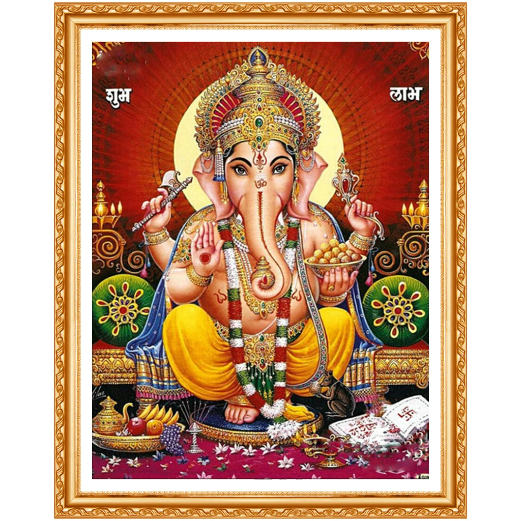 5D алмаз для алмазной вышивки Hinduism Ganesh картина 3D Diy алмазная живопись рукоделие