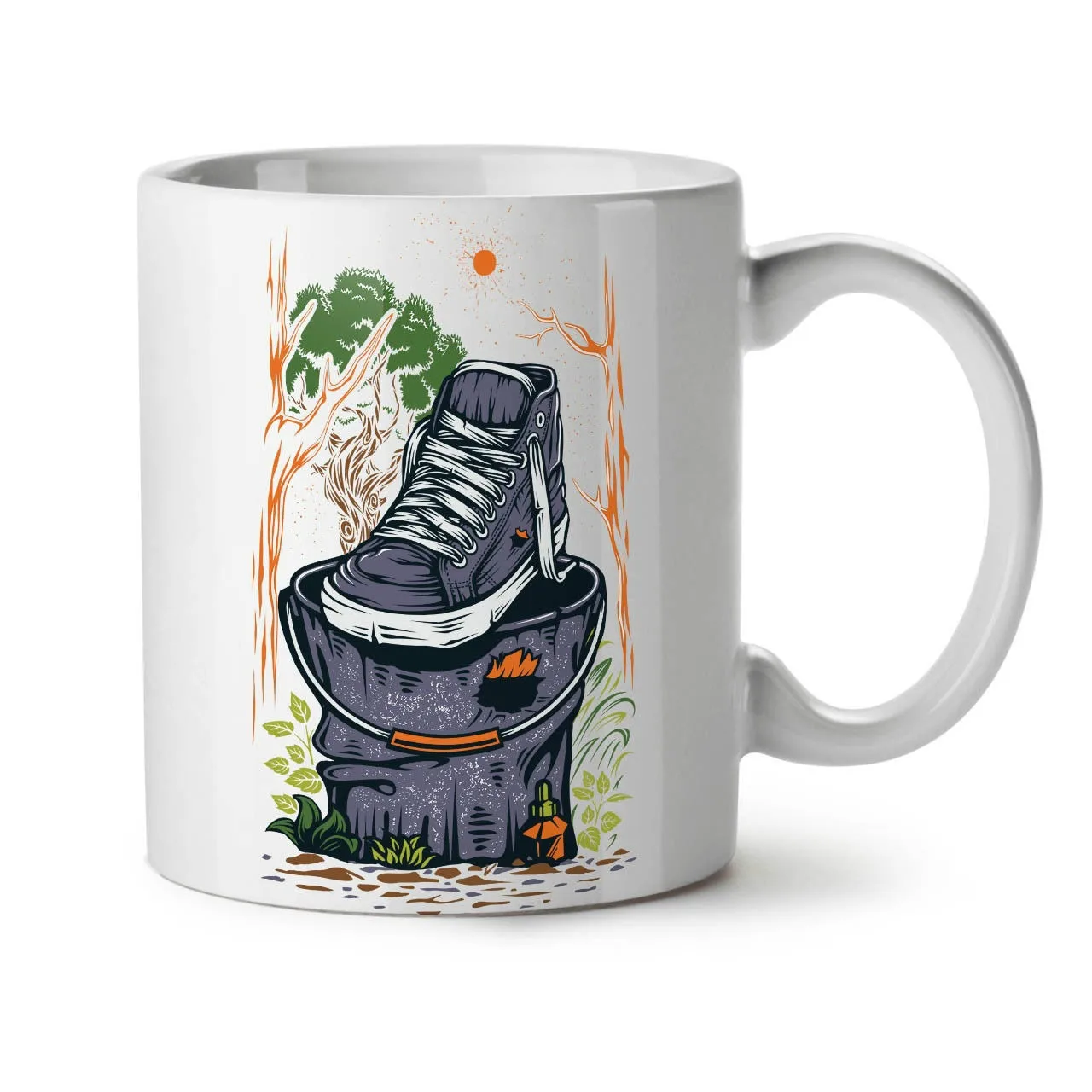 Лес загрязнения Новый Белый Чай Кофейная кружка 11 Oz|Кружки| |