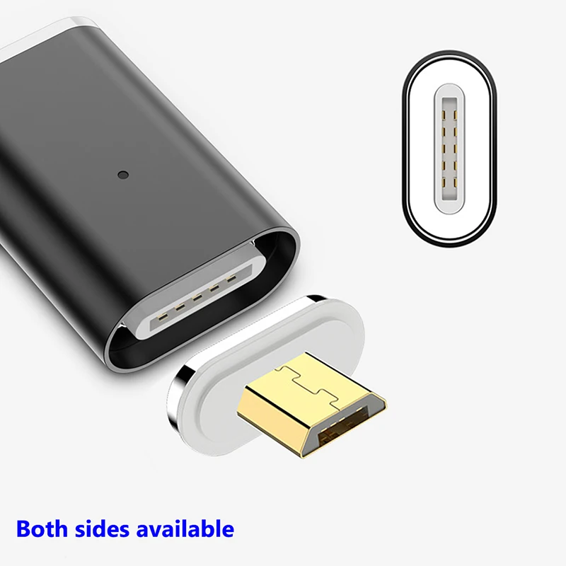 3A быстрое зарядное устройство адаптер Micro Usb Магнитный адаптер OTG type C для Iphone 8pin Microusb C Magneet разъем адаптера