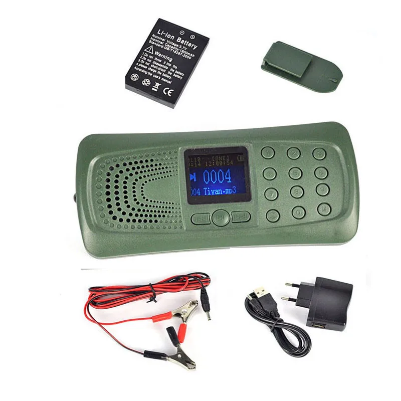 

PDDHKK Remote Controller 20W 126dB 110 Sounds With Timer On/Off Electronics mp3 Device Bird Caller Wildlife Hunting Decoy