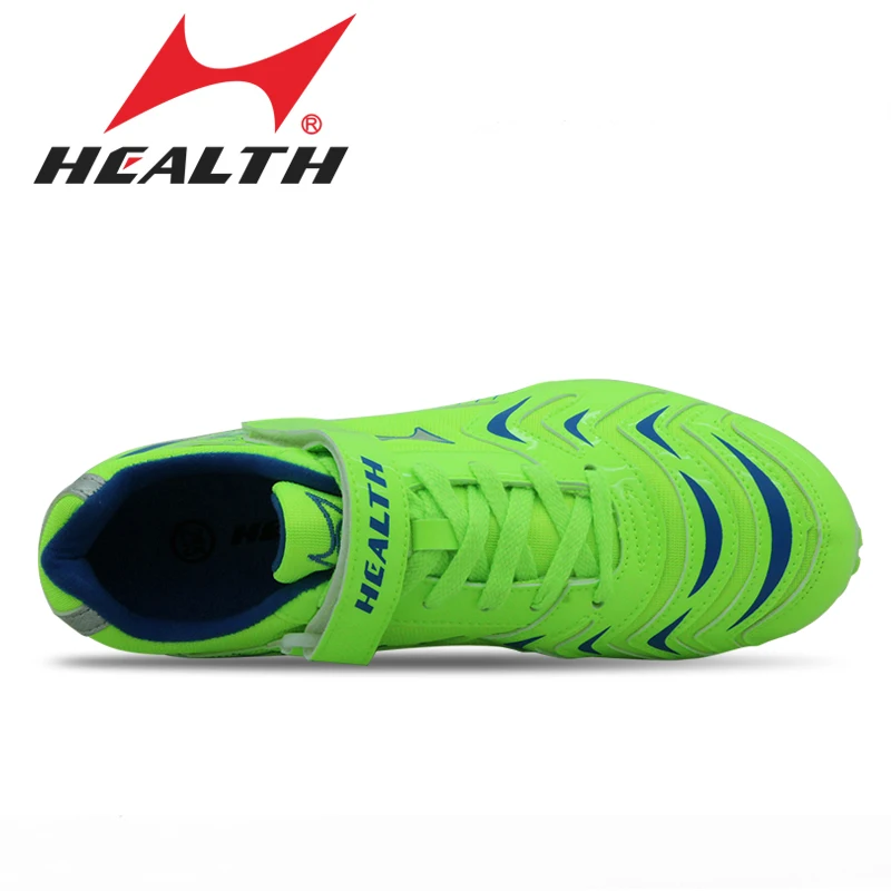 Здоровая детская спортивная обувь для мужчин с шипами, обувь для прыжков, профессиональная обувь для тренировок, мужская спортивная обувь для бега, шипы 35-45
