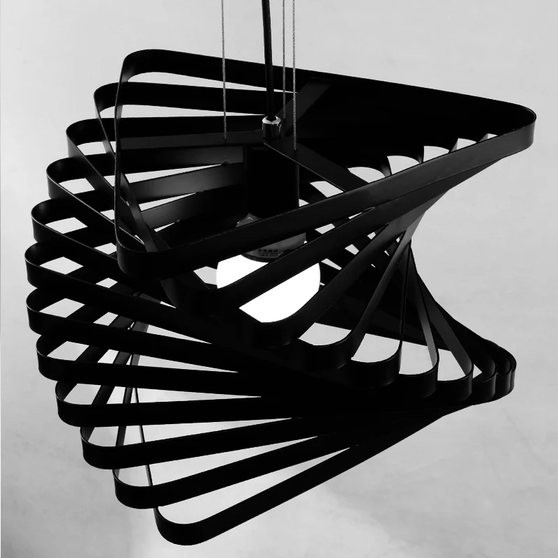 

Nordic Modern Wrought Iron Metal E27 Led Pendant Lamp Cage Hall Cafe Shop Bar Cafe Living Room Bedroom Pendant Lights Fixtures