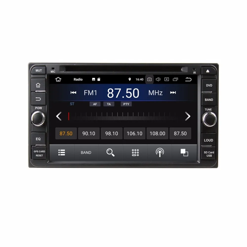 

Universal 6.95" Android 8.1 Car Radio DVD GPS Multimedia Head Unit for Toyota RAV4 Corolla Terios Fortuner Prado Land Cruiser