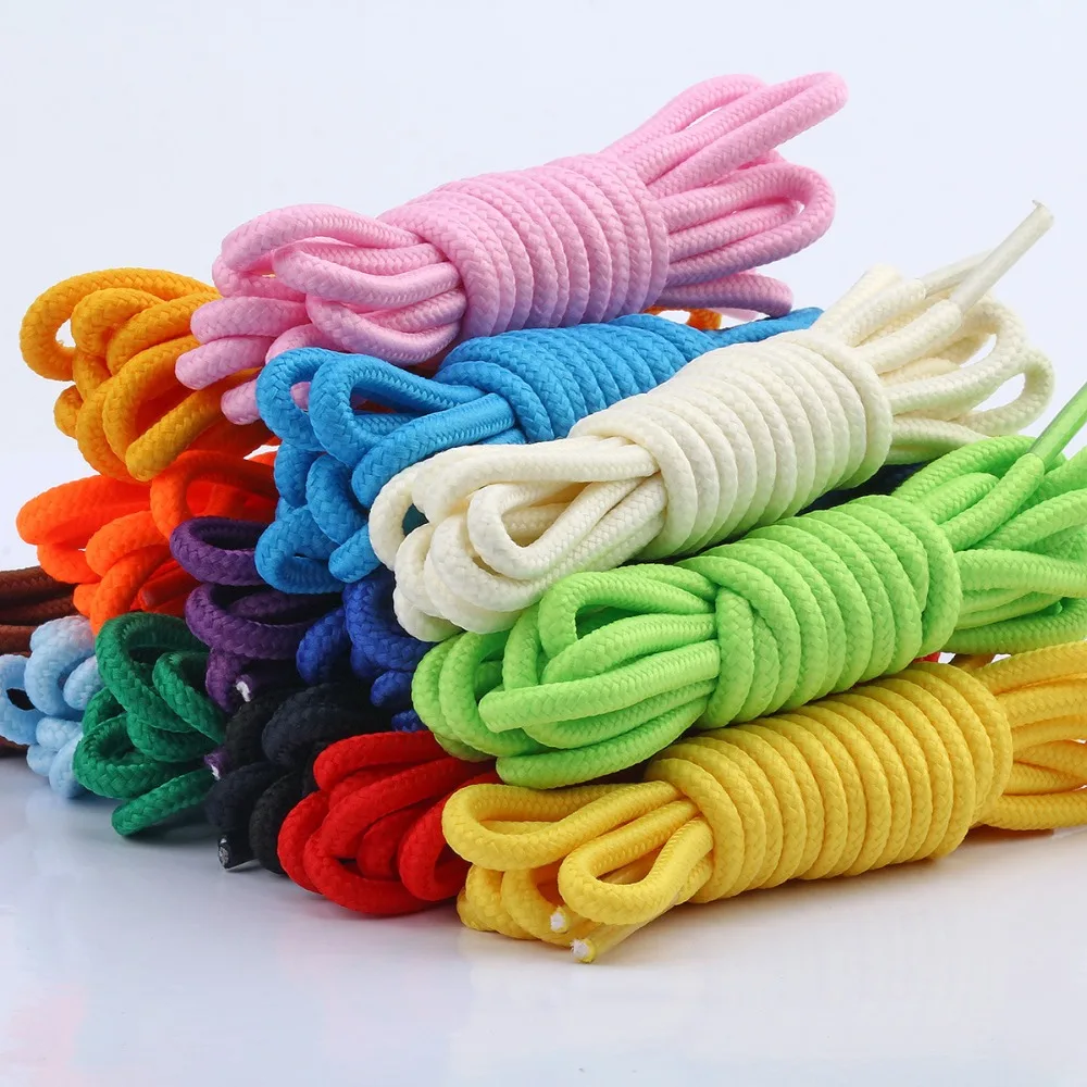 Circular Shoelace For Women Men Sport Shoes Casual Shoes 12 Colors 80 cm