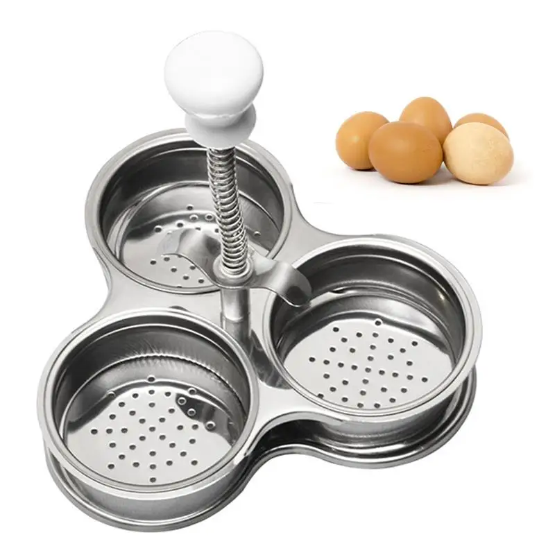 Creative Stainless Steel Microwave Egg Poachers Cooker Boiler Steamer