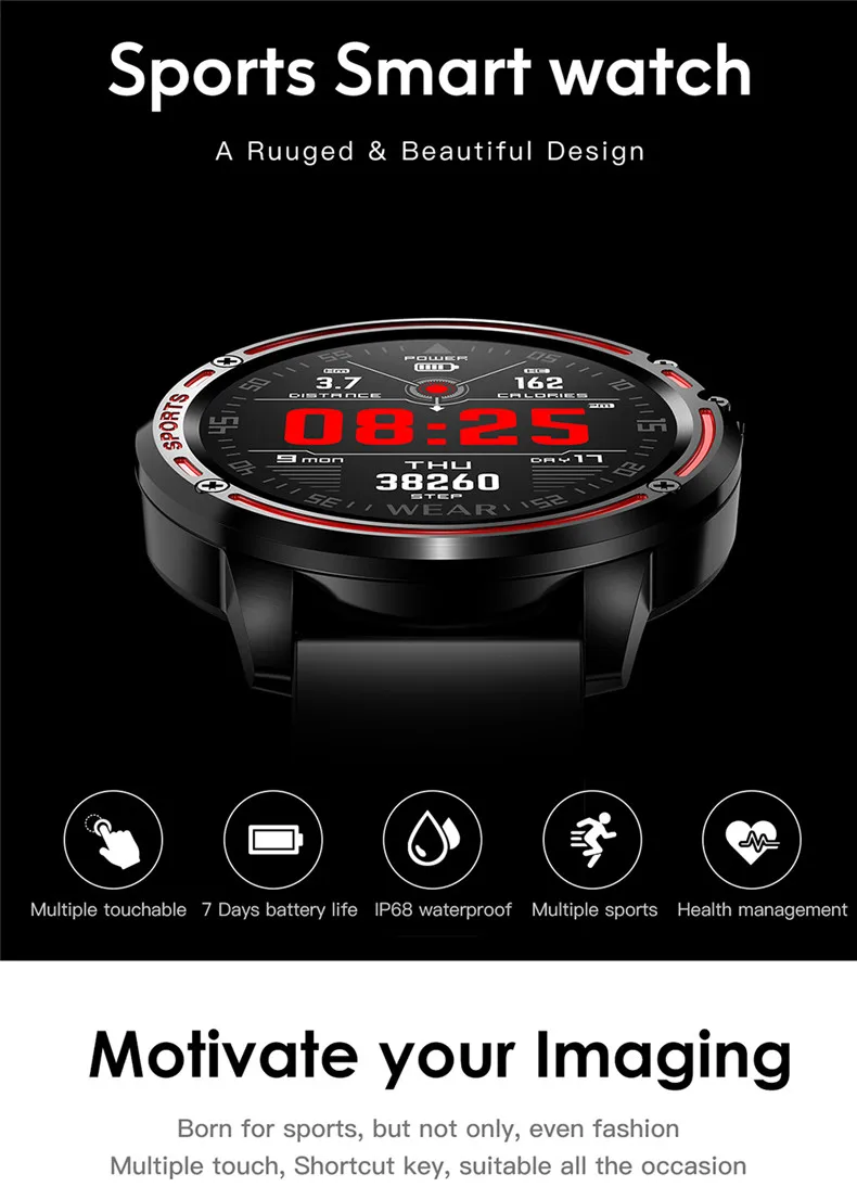 Умные часы для мужчин Reloj Inteligente Hombre Smartwatch IP68 Водонепроницаемый Профессиональный трекер физической активности с ECG PPG сердечного ритма