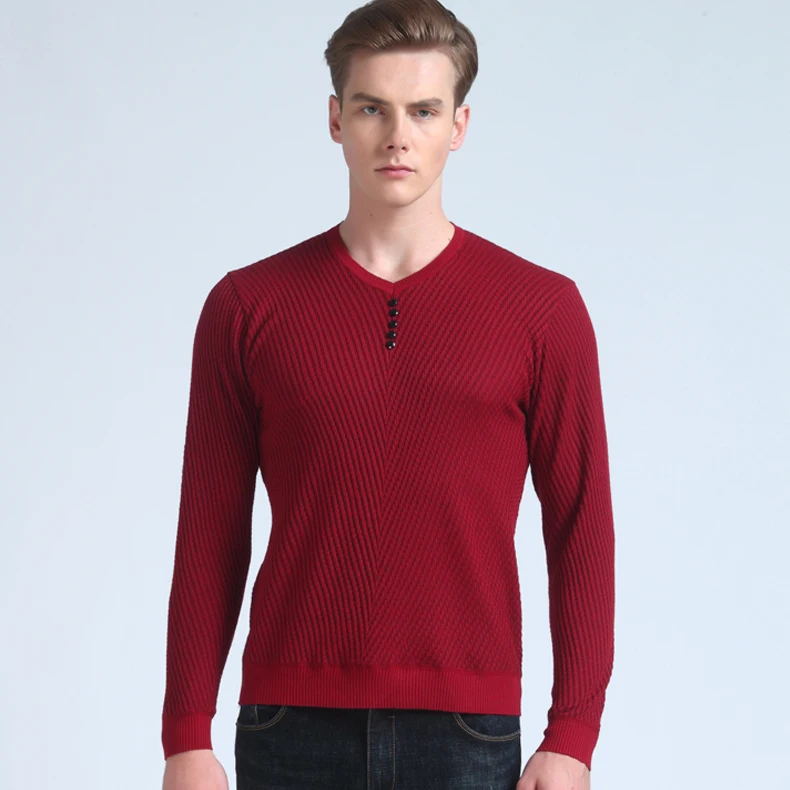Mwxsd весна осень брендовый Мужской Повседневный свитер мужской кашемировый шерстяной пуловер, Рождественский свитер Мужская одежда вязаный свитер одежда