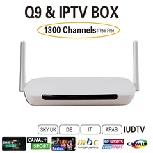 Free UIDTV Arabic IPTV Box 1300Plus Europe Channels IUDTV Free fast shipping No monthly pay Android 4.4 WiFi HDMI Smart TV Box