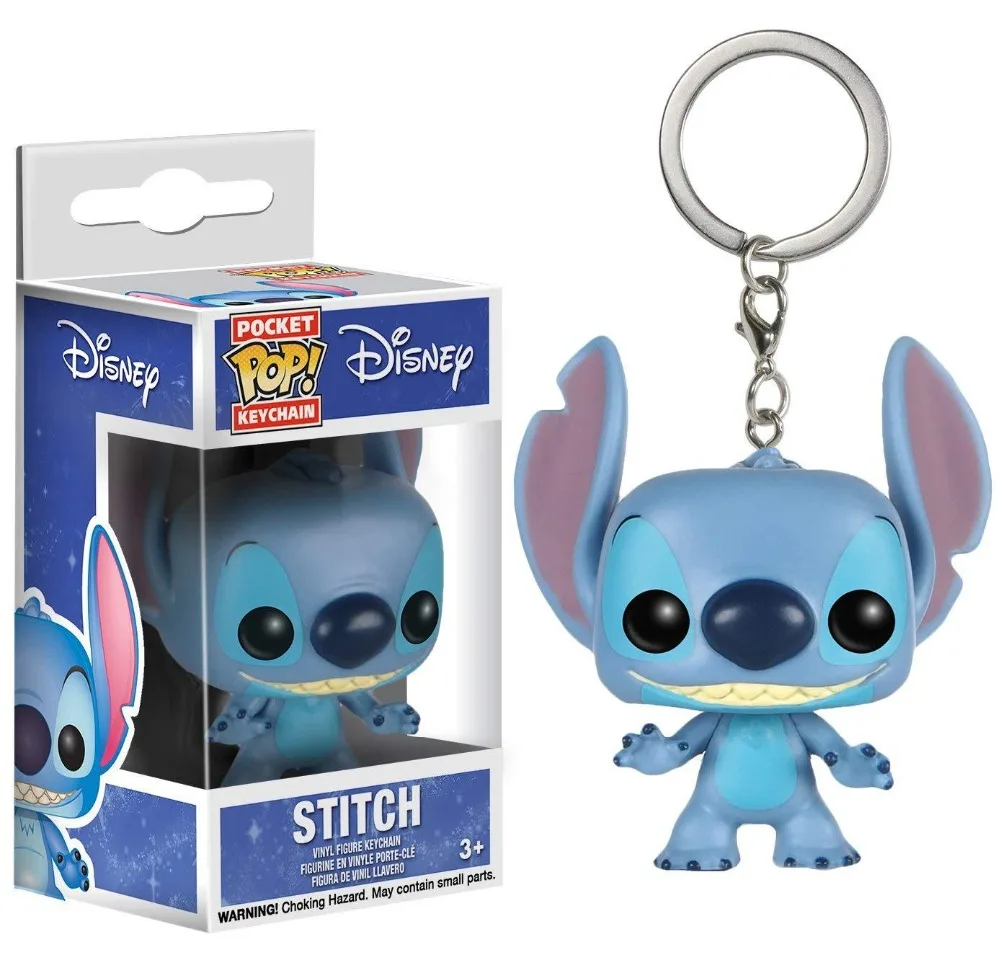

FUNKO POP Pocket Pop Keychain Official Cute Lilo Stitch Mini Figures PVC Action Figure Toys Adorable Collectible Model For Child