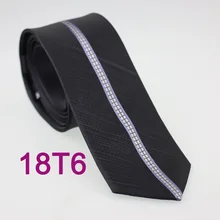 YIBEI coahella Ties Модный черный галстук тонкий с серым клетчатым сиреневым вертикальным полосатым галстуком взрослые мужчины 6 см шейный узкий галстук