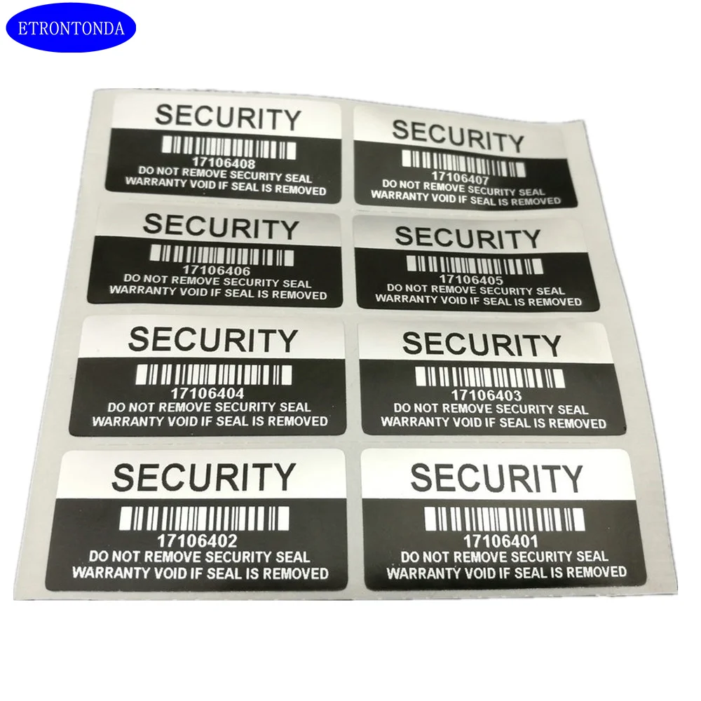 WARRANTY VOID IF REMOVED label Sticker void anti-counterfeit sticker 40*20mm 