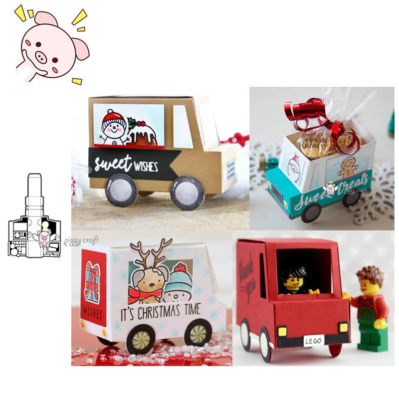 

PP Craft metal cutting dies cut die mold NewCute 3D folding bike box Scarpbook paper craft knife mould blade punch stencils dies