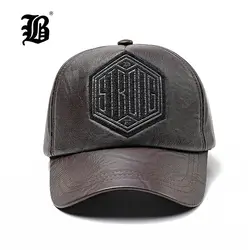 [FLB] Новая мода высокое качество Кепка из искусственной кожи осенне-зимняя шапка Повседневное Snapback Бейсбол Кепки для Для мужчин Для женщин