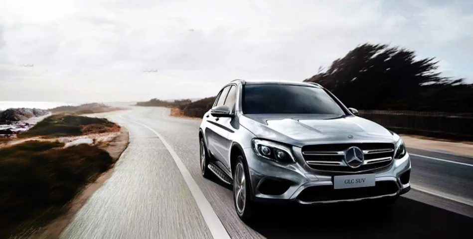 Автомобильные ходовые панели Auo, педали для Mercedes-Benz GLC X253 AMG GLC200-GLC300, высокое качество, новинка Nerf