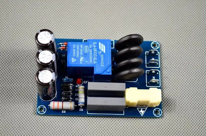 

Soft start power amplifier board kit parts a soft start power amplifier HIFI power amplifier board parts have a fever