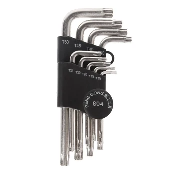 

9 Pcs Hex Key Wrench Sets Torx L Shape Repair Tool Screwdriver Tool Set Useful