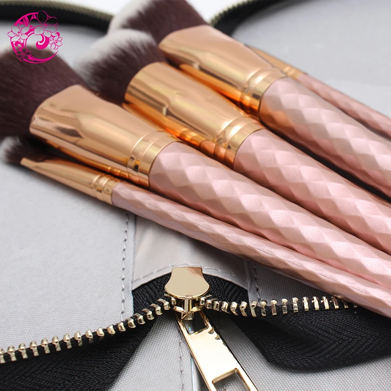 Tesoura de Maquiagem de maquiagem conjunto com o Material : Synthetichair+wood Handle
