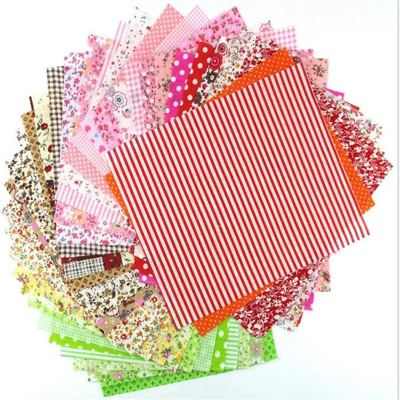 

Random Thin Cotton Fabric Patchwork For Sewing Scrapbooking Fat Quarters Tissue Quilt Pattern Needlework Scraps 15pcs 20*25cm