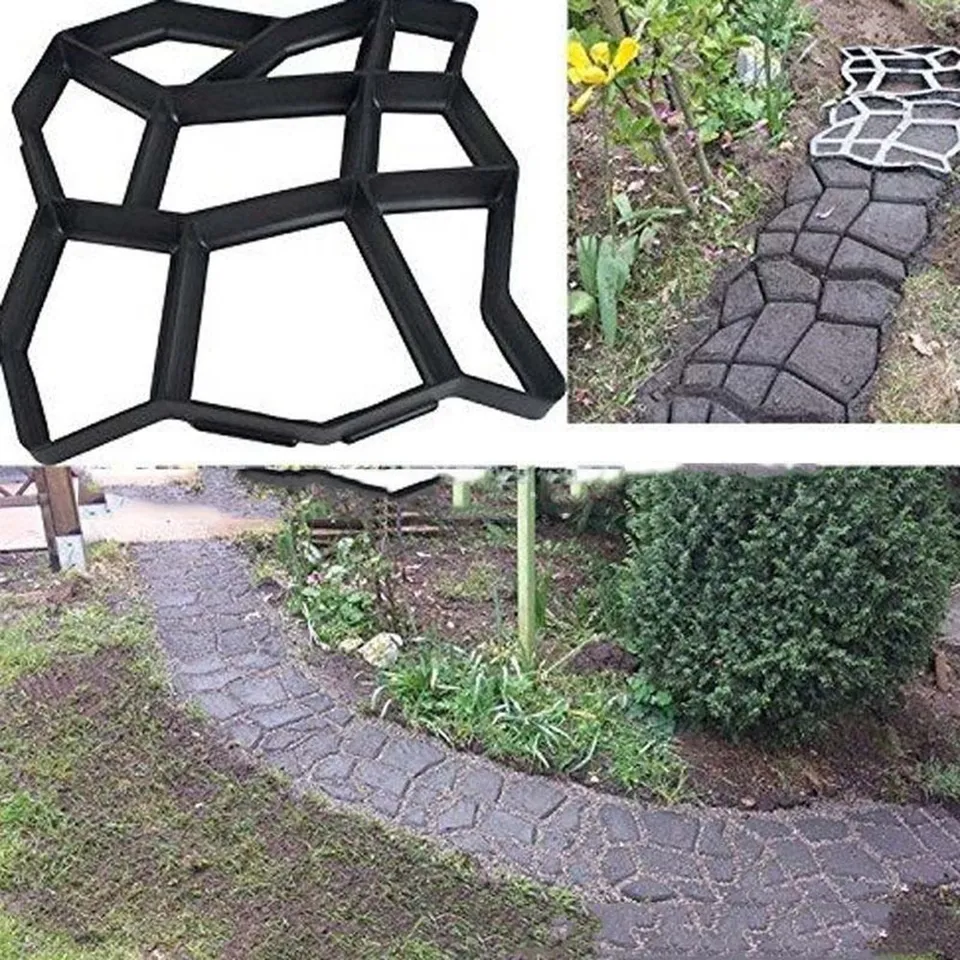 6 Bestrating Schimmel Lopen Tuin Beton Bestrating Mold Maker Bestrating Baksteen Diy Path Maker Mold Tuin Straatsteen Mallen Aliexpress