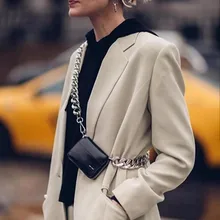 Черный кошелек на велосипедной цепочке, женские модные нагрудные сумки, мини-сумки, нагрудные сумки