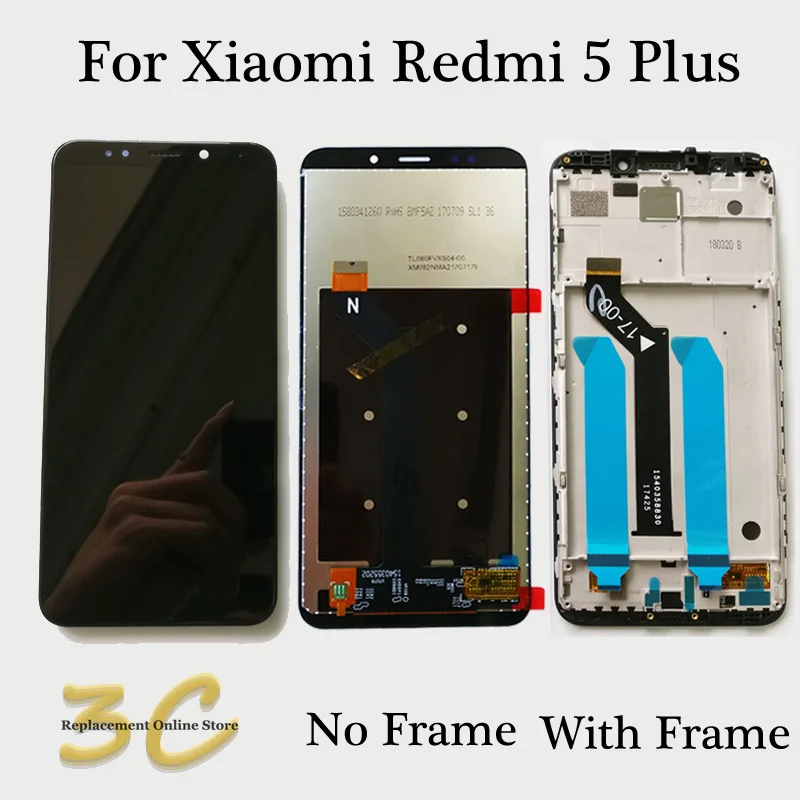 ЖК дисплей с сенсорным экраном 6 0 дюйма для Xiaomi Redmi 5 Plus MEG7 экран дигитайзером в