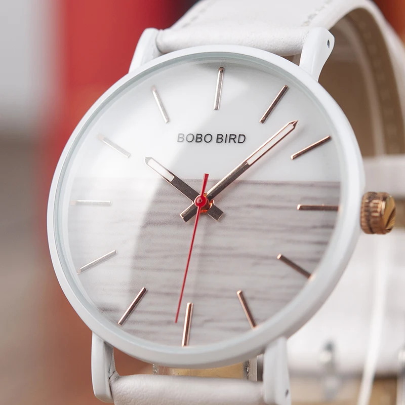 BOBO BIRD Watches Men Japan Movt Quartz Watch Stainless Steel Case Wristwatch Nylon Leather Strap Engrave Logo
