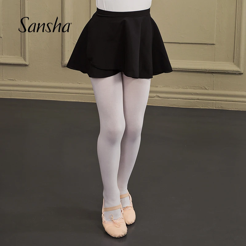 

Sansha Professional Ballet Practice Chiffon Warp Skirt Short Length Asymmetry Design 56AE002