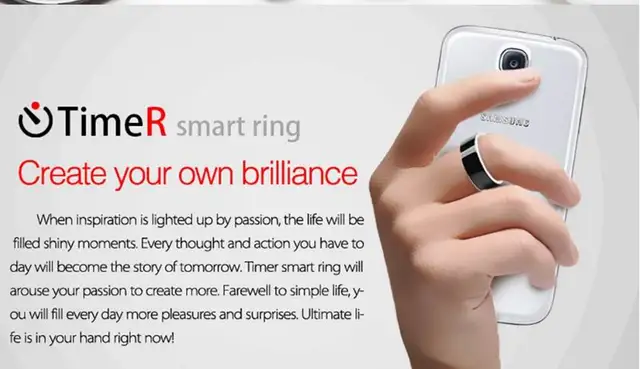Black white Smart Rings Wear Jakcom new technology Magic jewelry Timer 2 For iphone Samsung HTC Sony LG IOS Android ios Windows