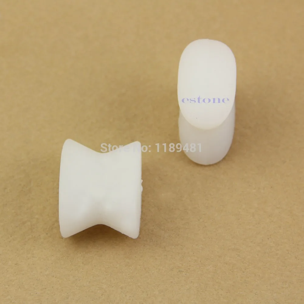 

1 Pair Soft Silicone Gel Toe Separators Spacer Straightener Relief Foot Bunion Pain