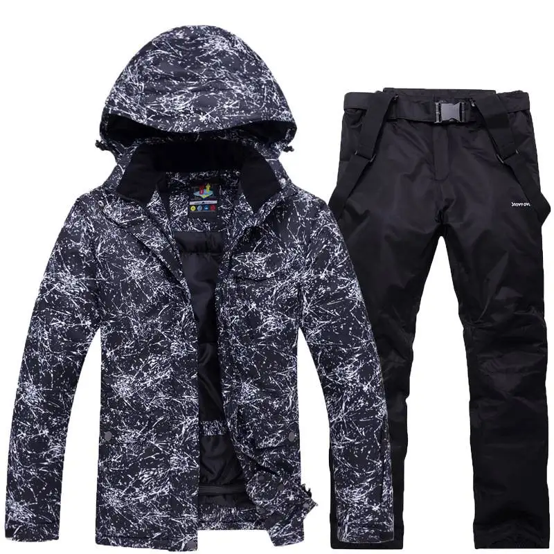 

Ski Suit Men Warm Waterproof Skiing Suits Set Ladies Outdoor Sport Winter Coats Snowboard Snow Jackets and Pants